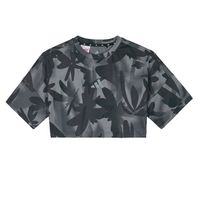 adidas camiseta sport icons allover printed cropped t-shirt para nina
