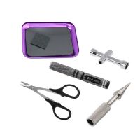 juego de herramientas para reparacion de automoviles rc diy de 5 piezas bandeja de tornillos apertura de orificios en la