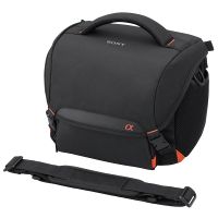 sony lcs-sc8 bolsa de transporte negra para camara reflex