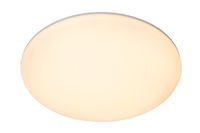 lampara de techo de plastico con 1 led integrado opalo