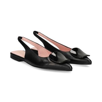 Pretty Ballerinas Zapatos Planos Mujer - Negro Talla 39