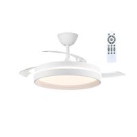 ventilador led aspas retractiles fiber cct dim 48w