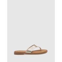 kamome sandalias sandalia de dedo boada platino para mujer