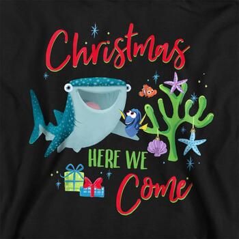 Finding Nemo Camiseta Christmas Here We Come para niña