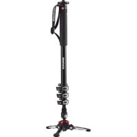 manfrotto mvmxproa4 monopie de aluminio para video con rotula y base