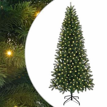 Árbol De Navidad Artificial Verde 240 Cm Pe Y Pvc Vidaxl