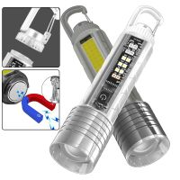 linterna con zoom xhp50 linterna recargable portatil con multiples fuentes de luz luz de trabajo para acampar al aire libre