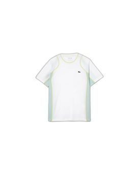 Camiseta Lacoste Sport Run-Resistant Piqué Tennis Blanco Hombre