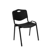 piqueras y crespo robledo pack de 2 sillas pvc negro