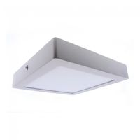 plafon de techo exterior led gelys cuadrado 18w