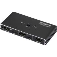 conmutador kvm speaka professional 2 puertos hdmi 4k60hz