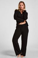 hunkemoller pantalon de jersey essential negro