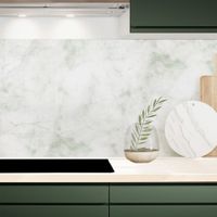 frente de cocina en aluminio - 360 x 50 cm - verde