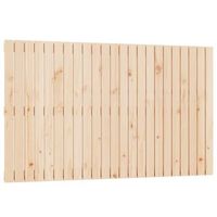 cabecero cama mueble de dormitorio de cama de pared madera maciza de pino 147 x 3 x 90 cm marron m020004725