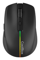 coolbox gaming raton w01 1600dpi inalambrico negr