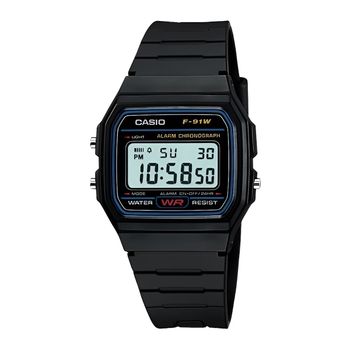 Reloj digital Vintage Informal Casio f91w retro - alarma luz led (Original)