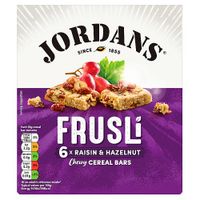 jordans frusli bar raisin and hazelnut 6 pack