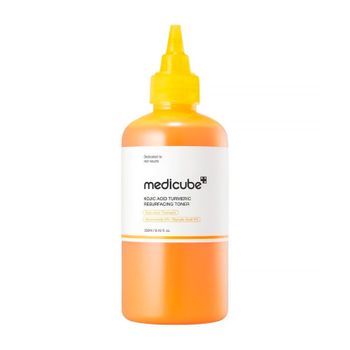 Medicube Cosmética Facial Kojic Acid Turmeric Toner Tónico Suavizante De Cúrcuma Ácida Para Rostro Y Cuerpo.