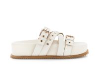 zapatillas de piel con multiples tiras y tachuelas off white 37