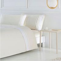 funda nordica tuy saten algodon egipcio 400 hilos beige 180x220 cama 105