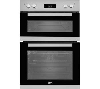BEKO BXDF22300S Electric Double Oven - Silver, Silver
