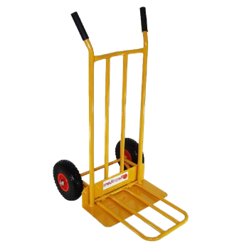 Carretilla De Mano Profesional Neumática Pala Abatible Paquetería Ab-350