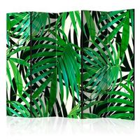 biombo - tropical leaves ii 225x172 cm