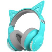 edifier g5bt cat auriculares gaming inalambricos rgb turquesa
