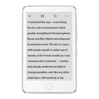 Reproductor MP3 Mini de 64 GB y 3.52 Pulgadas con Pantalla E-Ink, Bluetooth 5.3, Grabación para el Aula, Radio FM y Pantalla para el Cuidado de la Vista Específica para Estudiantes