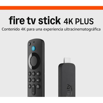 Amazon Fire TV Stick HD, 4K PLUS – Streaming en Full HD y Ultra HD con Dolby Vision, HDR10+, Dolby Atmos, Wi-Fi 6, Control por Voz Alexa y Mando Incluido