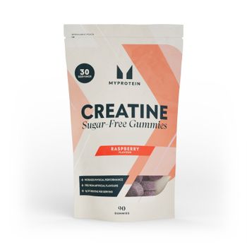 Gummies de creatina - 90 GUMMIES - 30raciones - Raspberry (Sugar-Free)
