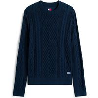 tommy jeans jersey tjm slm badge cable para hombre