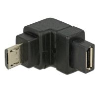 adaptador delock usb 20 micro-b macho a hembra negro