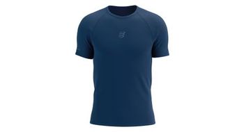 Maillot de manga corta compressport trail racing azul hombre