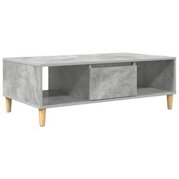 Mesa De Centro 102x55x35 Cm Madera - Gris