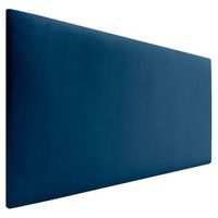 dhome cabecero de terciopelo liso 105x50 camas 105 - azul