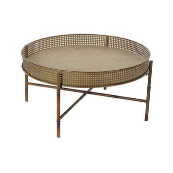 Mesa Centro Metal 80x80x38