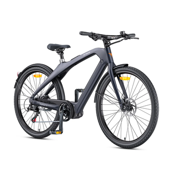 Bicicleta Eléctrica Urbana Engwe N1 Pro Ligera De Carbono Con Motor Central,gris