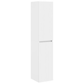 Mueble De Baño Montado En La Pared Blanco 33 X 34,5 X 160 Cm Vidaxl