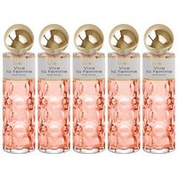 pack de 5 eau de parfum mujer saphir vive la femme 200 ml