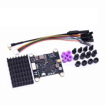 Transmisor FPV B-CUBE de 5.8GHz 48CH VTX1600 1.6W / VTX2500 2500mW Transmisor de video FPV 7-26V 30.5×30.5mm para drones