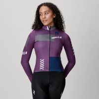 morvelo womens radium merino jersey - m - purple