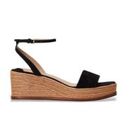 lauren ralph lauren para mujer 802920421001 alpargatas de piel leona negro 36 3 a 5cm hebilla casual