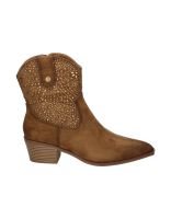 botines de tacon xti 144309 camel con brillos 37