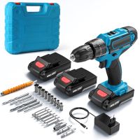 juego de taladro percutor electrico de 253 velocidades destornillador electrico inalambrico multiusos herramienta electrica para bateria makita de 18v