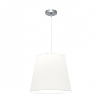 Lampara Colgante Maldivas 1xe27 Cromo/blanco Reg.40d de FABRILAMP.