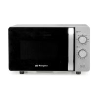 microondas orbegozo mig 2072 ce 20 litros 700w con grill 800w flatbed