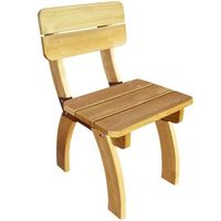 2 uds sillas de jardin  silla de exterior  sillon jardin madera de pino impregnada