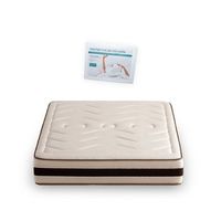 colchon viscoelastico 90x200 altura 26 cm con protector rizo de 90 hypna