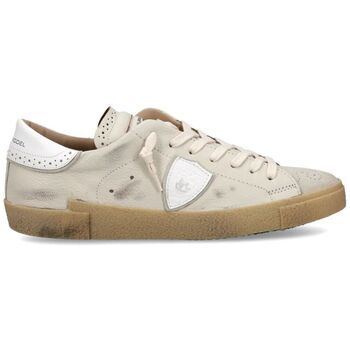 Philippe Model Deportivas Moda PRLU WRG2 PRSX LOW MAN-VINTAGE BROUGE BLANC para hombre